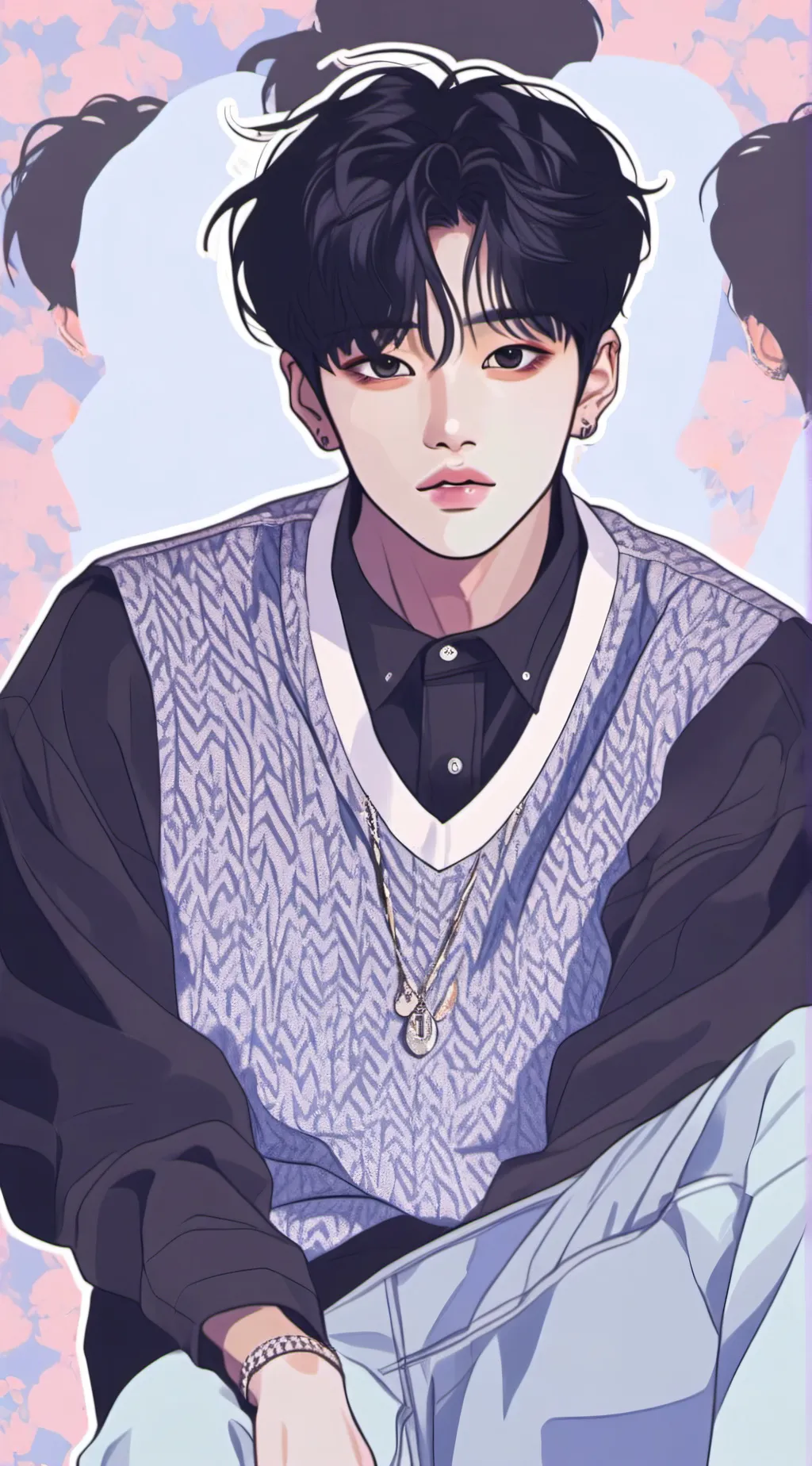 ai character: Chan 🩷 background