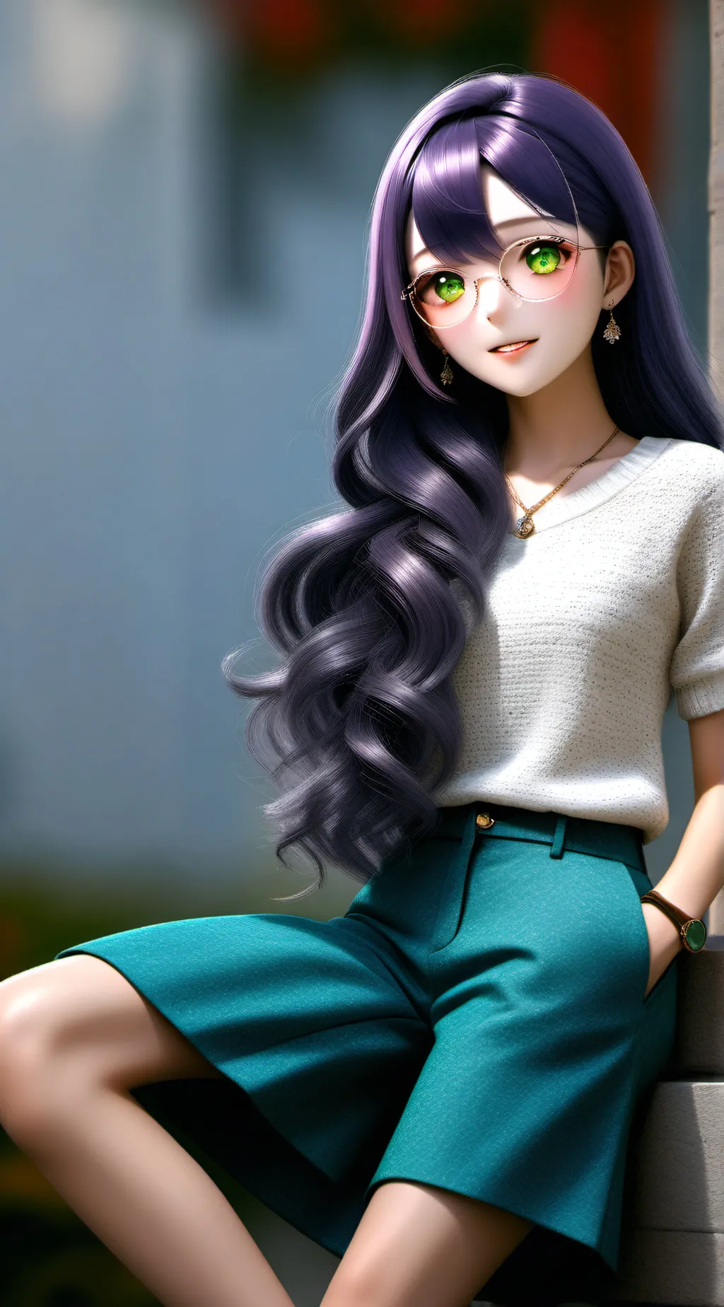 ai character: Yuri ddlc  background