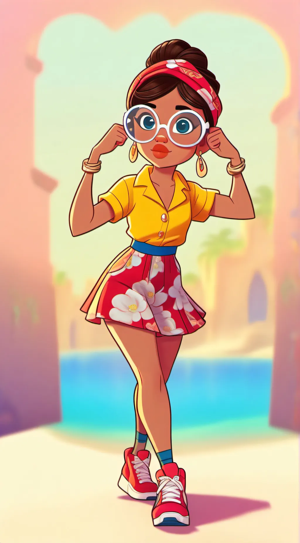 ai character: Mia background