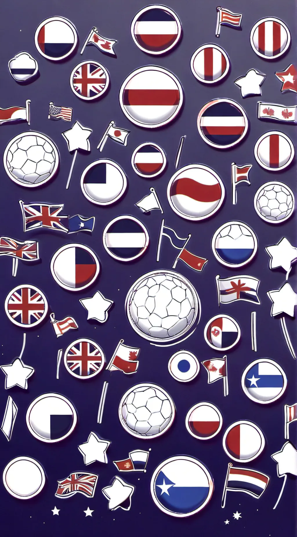 ai character: Countryballs  background