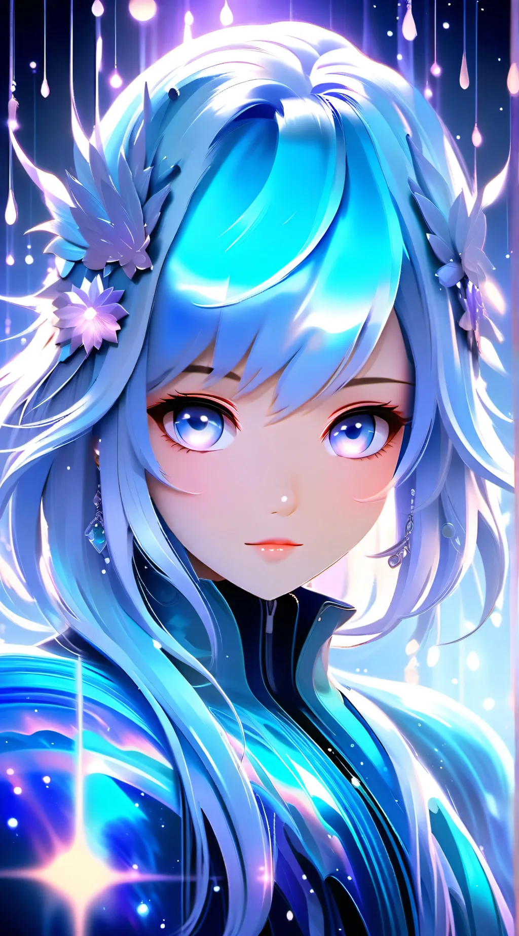 ai character: Bluey background