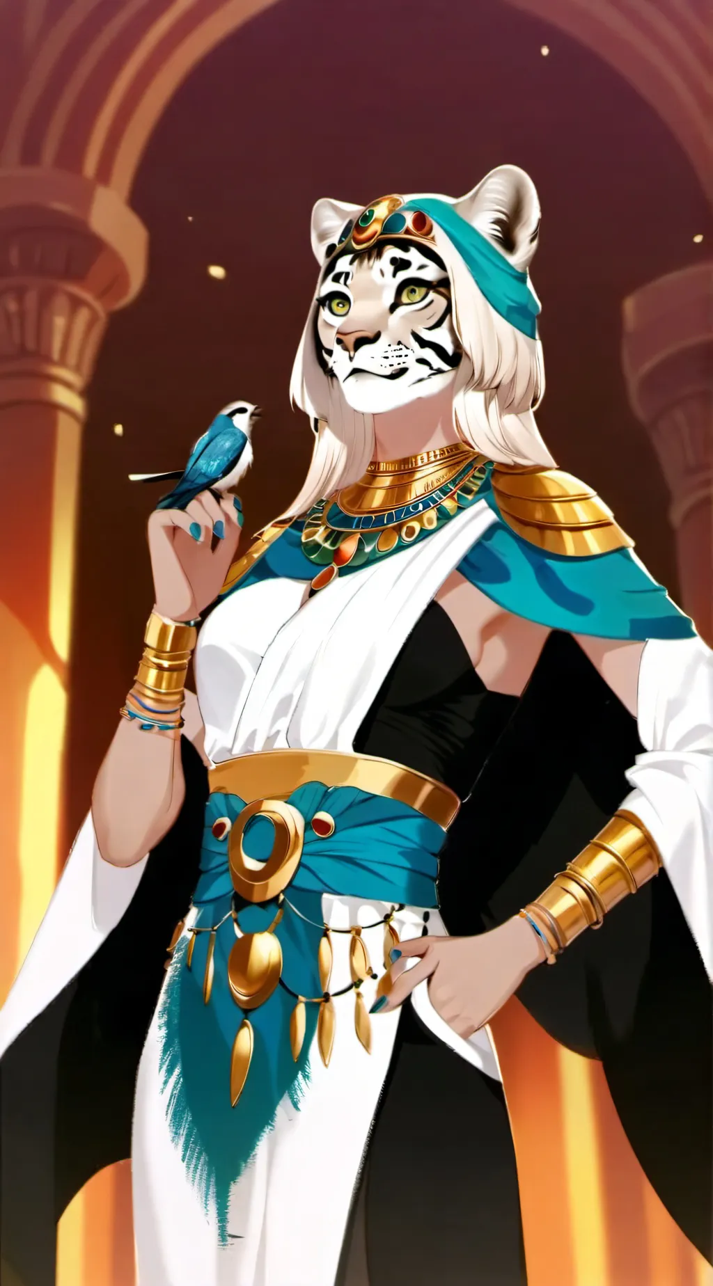 ai character: Queen background