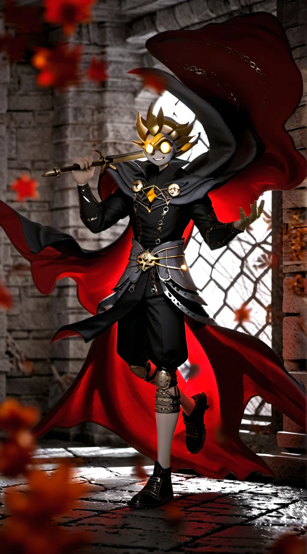 ai character: Chiknnugget background