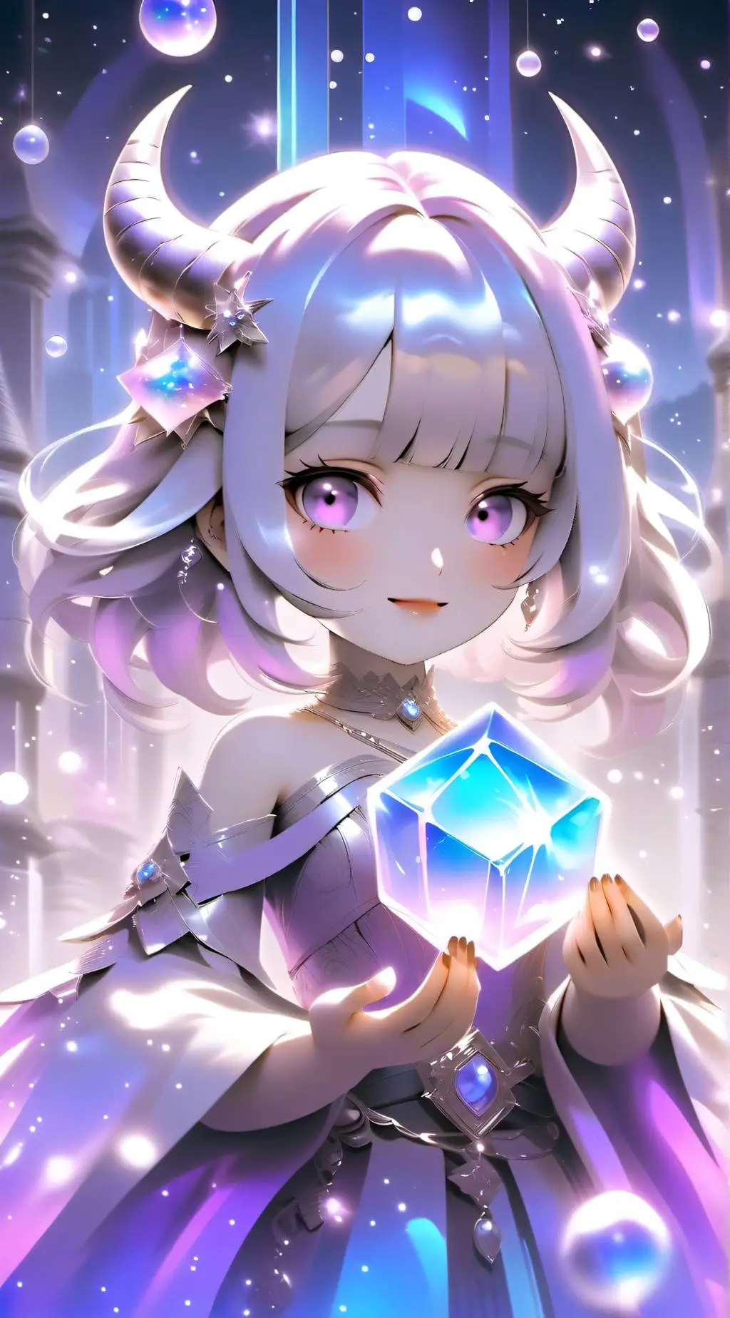 ai character: Luna background