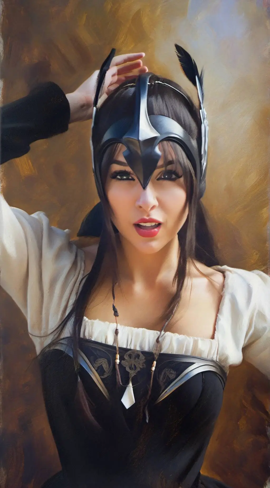 ai character: Lucia Moonborne background