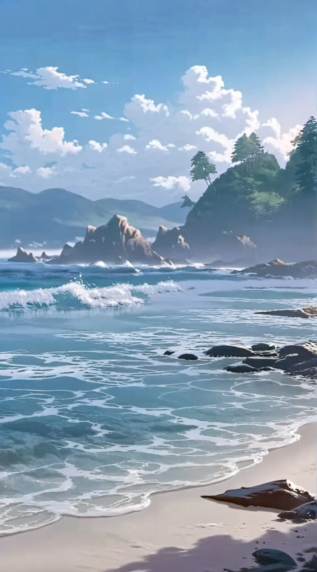 ai character: FPE BEACH DAY background