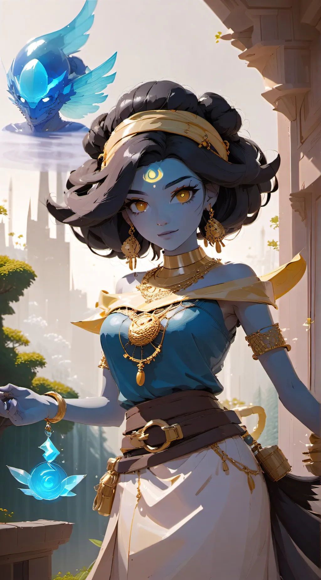 ai character: lilly background