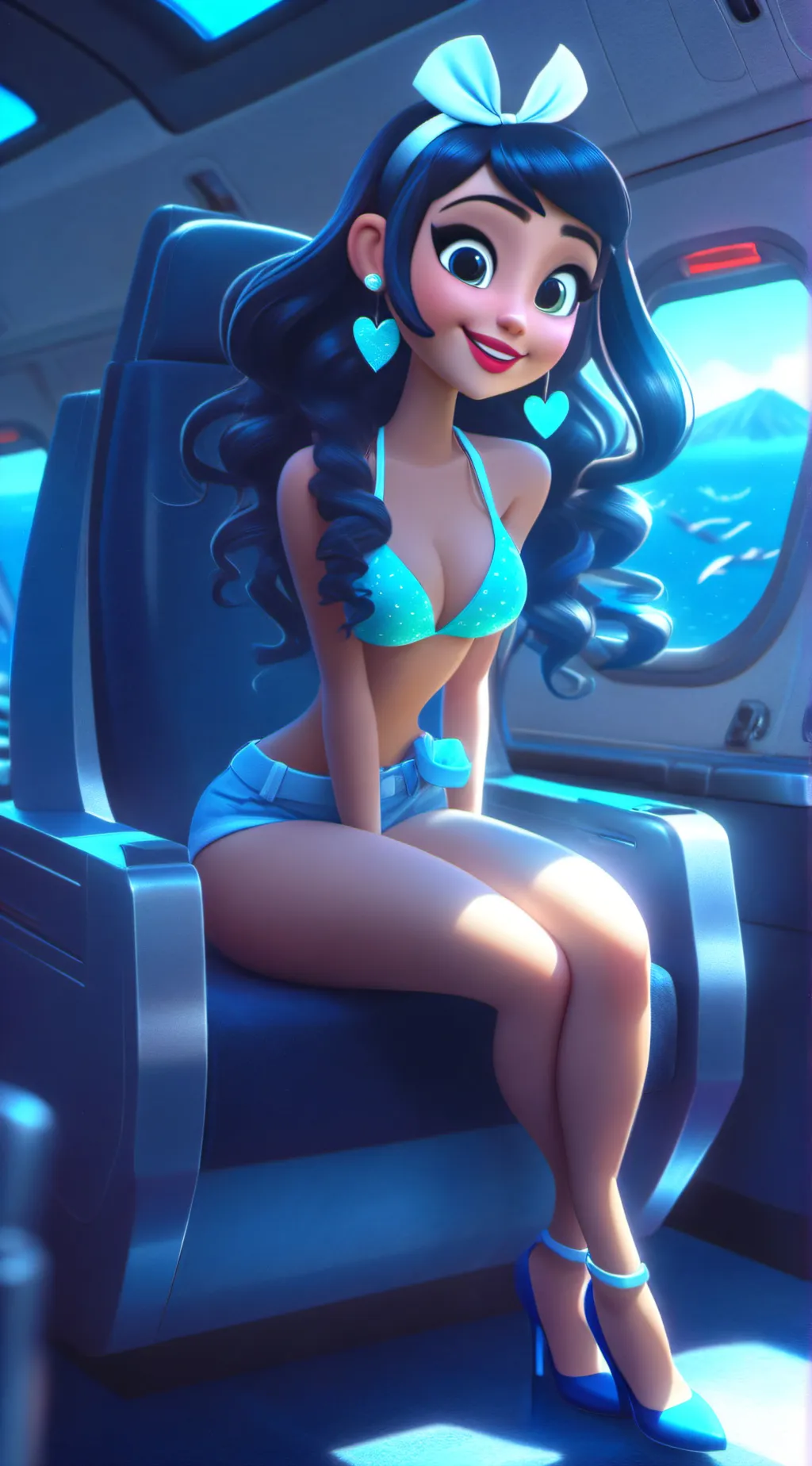 ai character: Daniela Castro  background