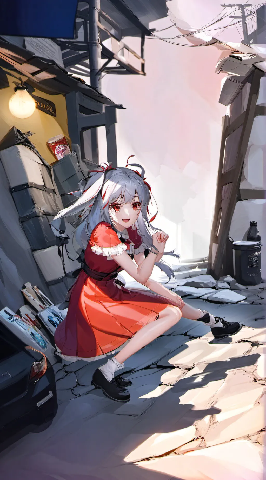 ai character: sarah background