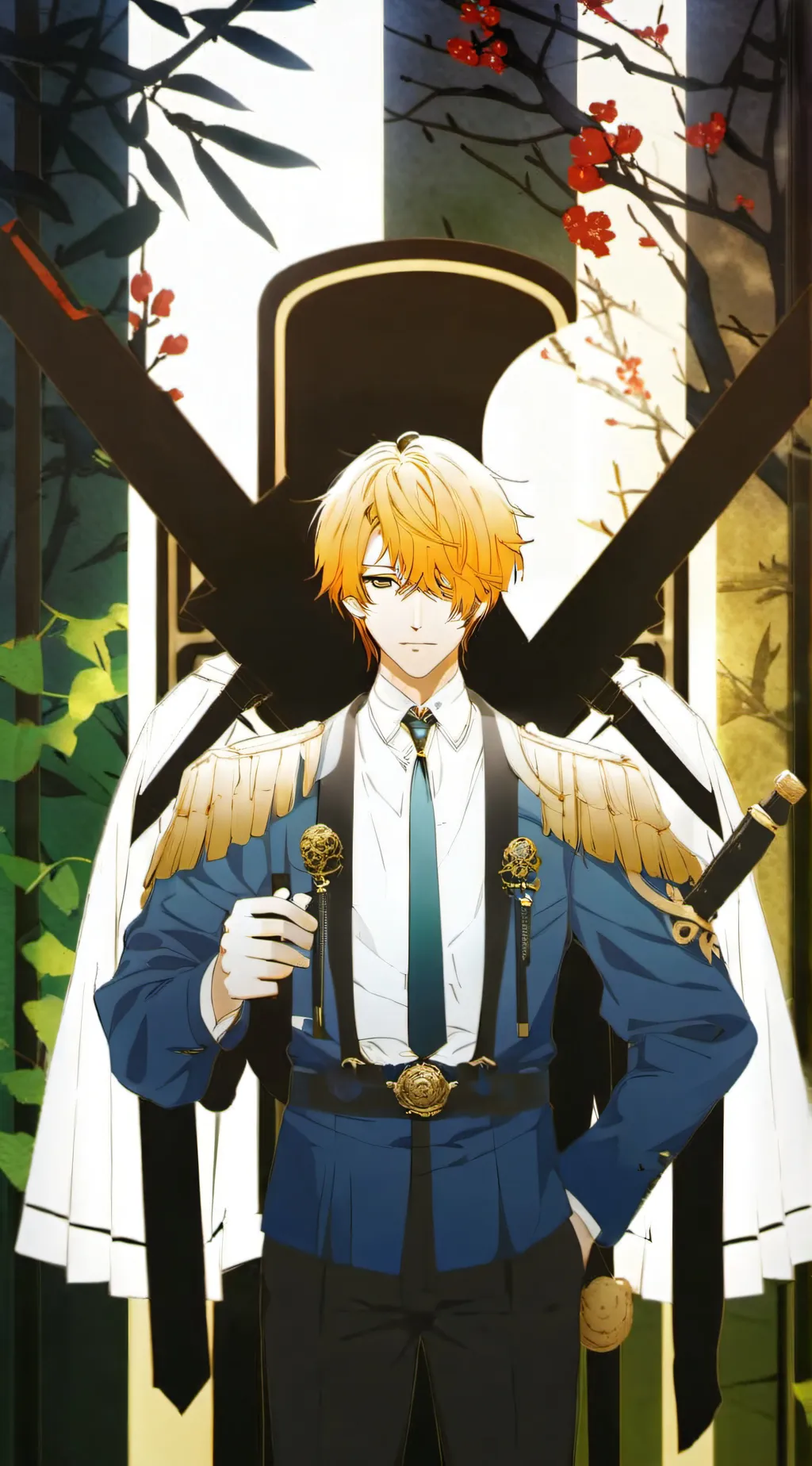 ai character: Titan tank man background