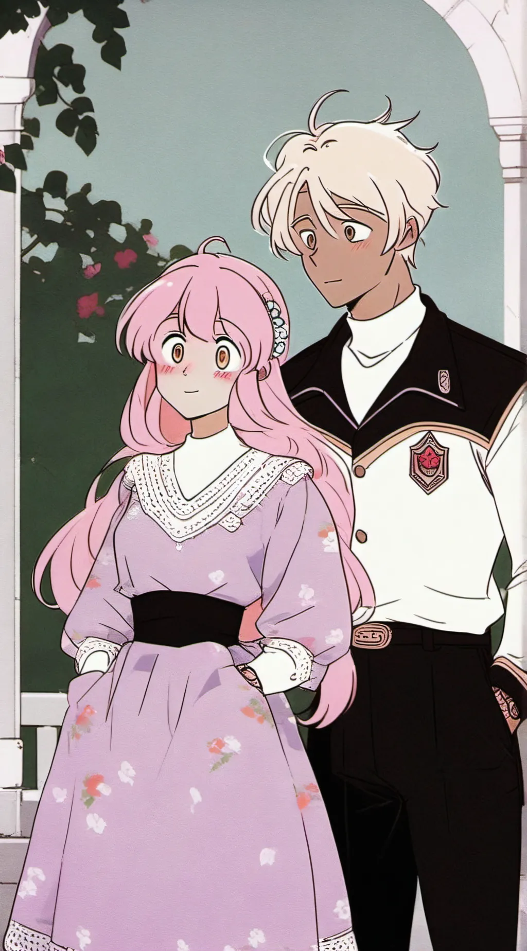 ai character: Tadc pool party background