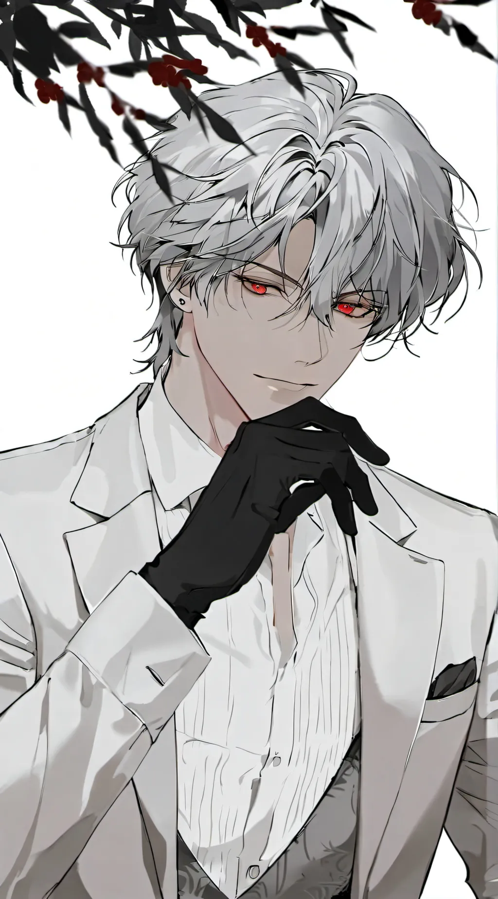 ai character: Agent White background