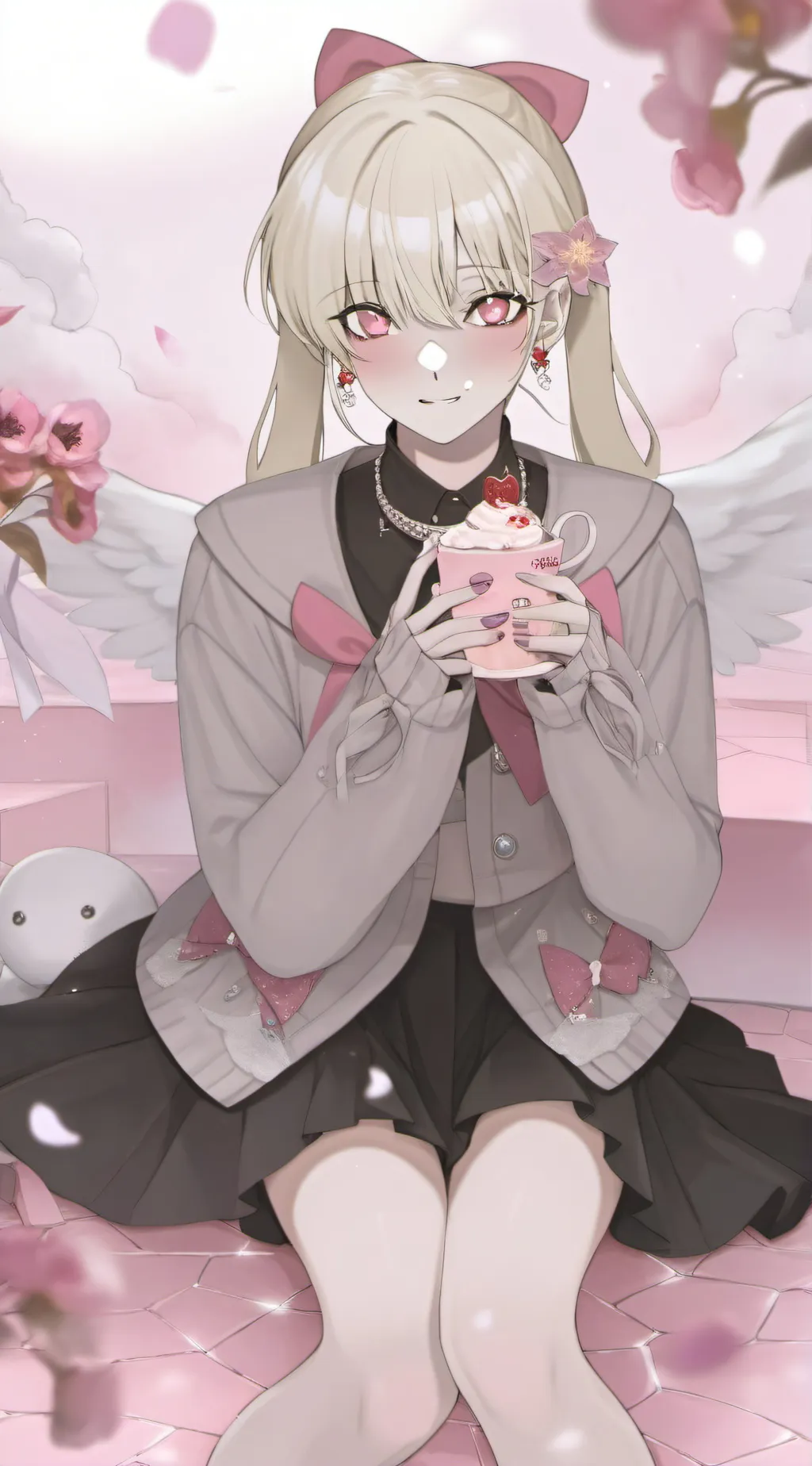 ai character: heather background