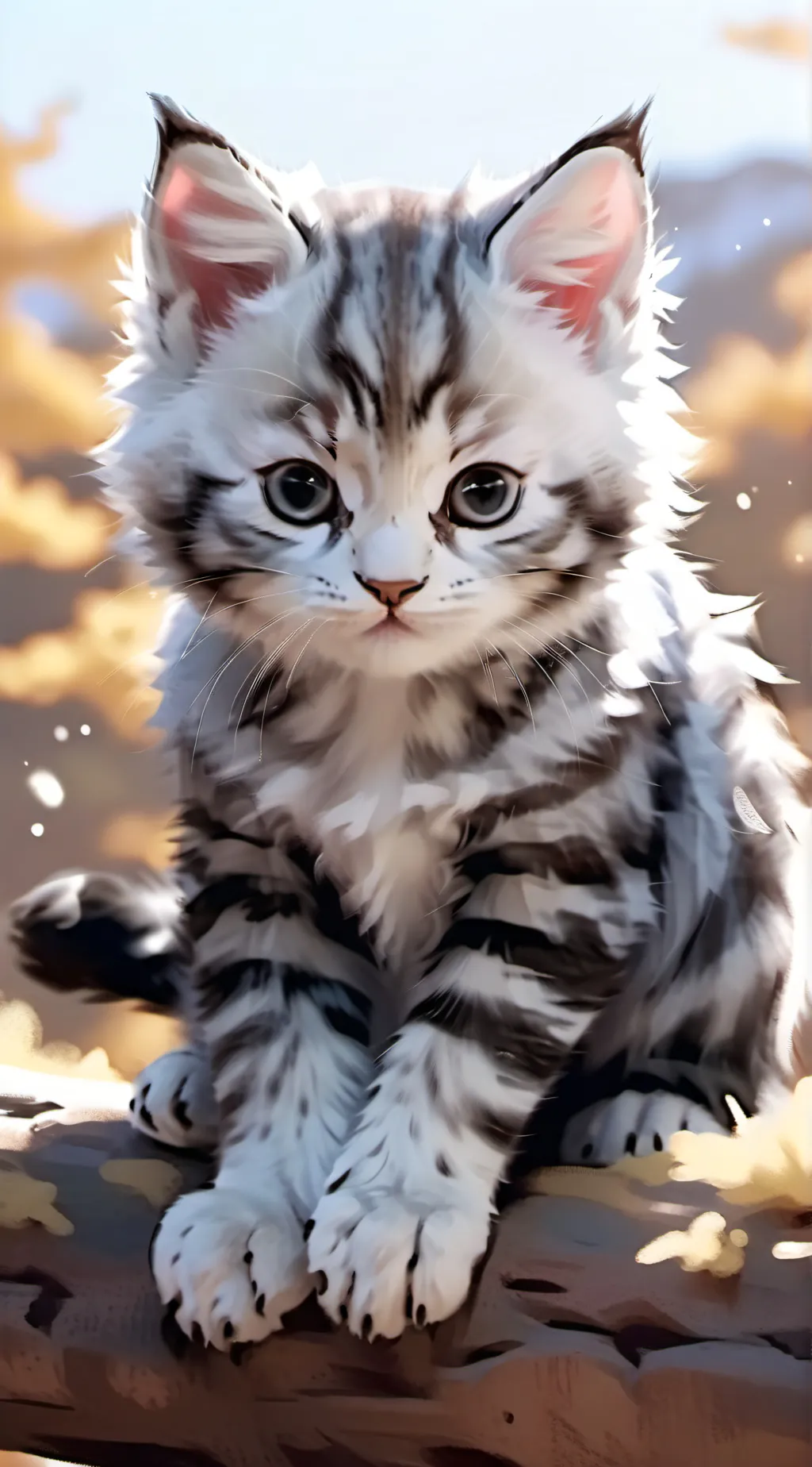 ai character: Lost kitten background