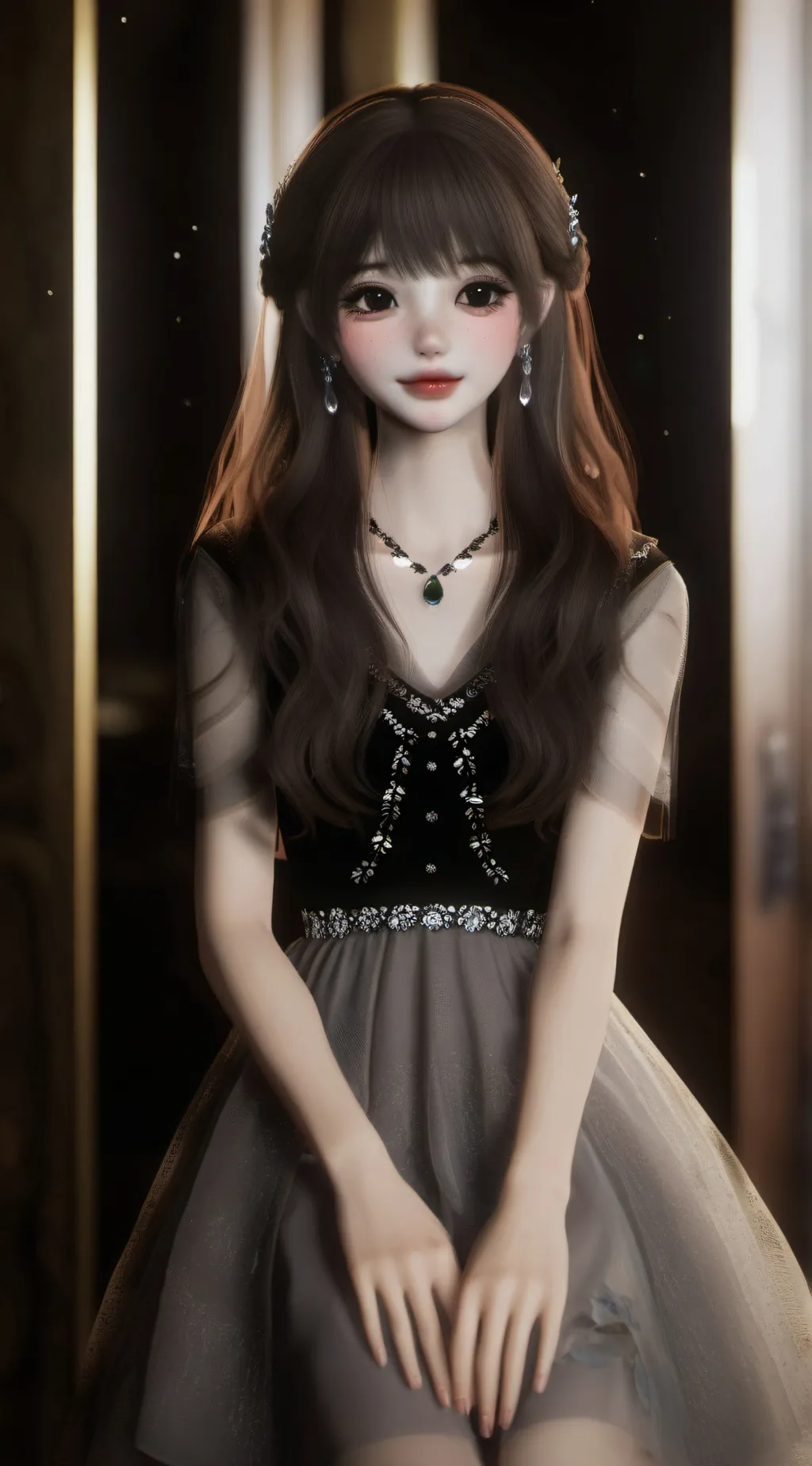 ai character: Annie  background