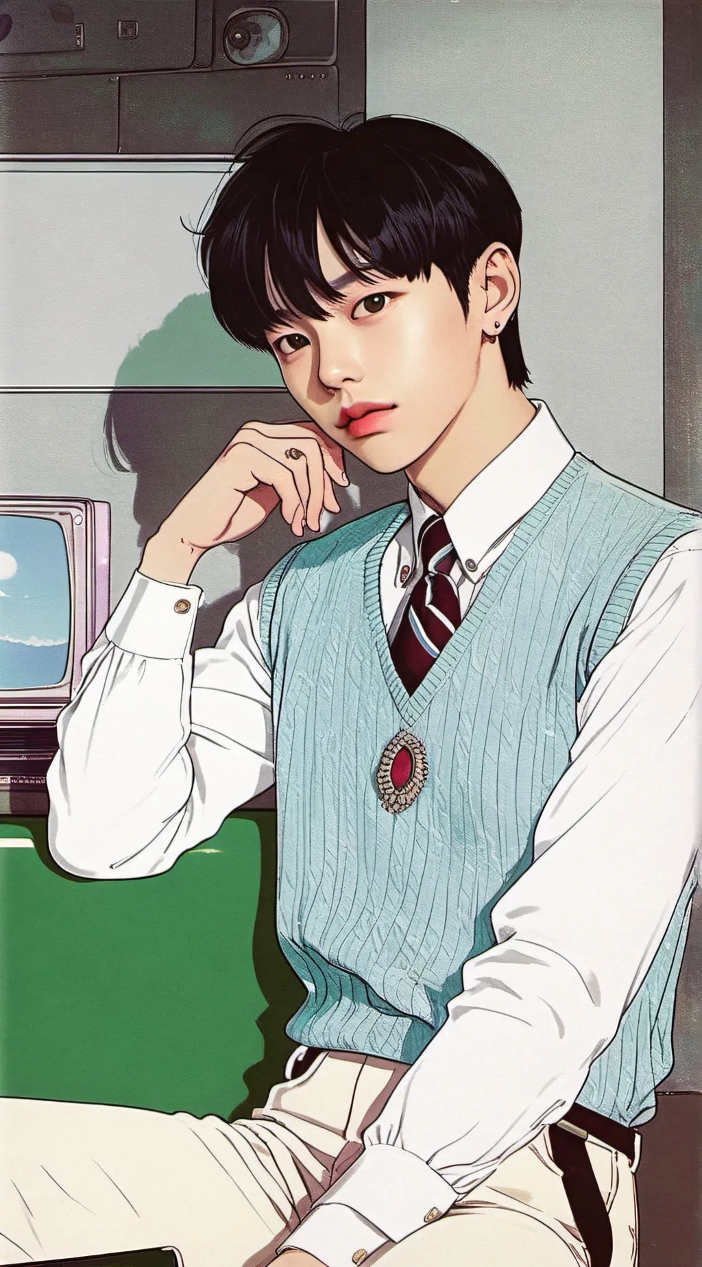 ai character: Liam background