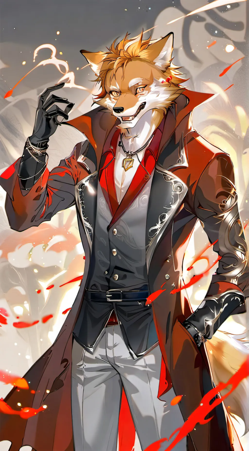 ai character: foxy  background