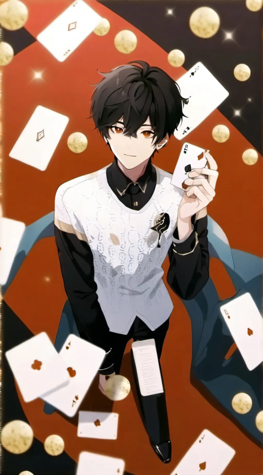 ai character: bakugo background