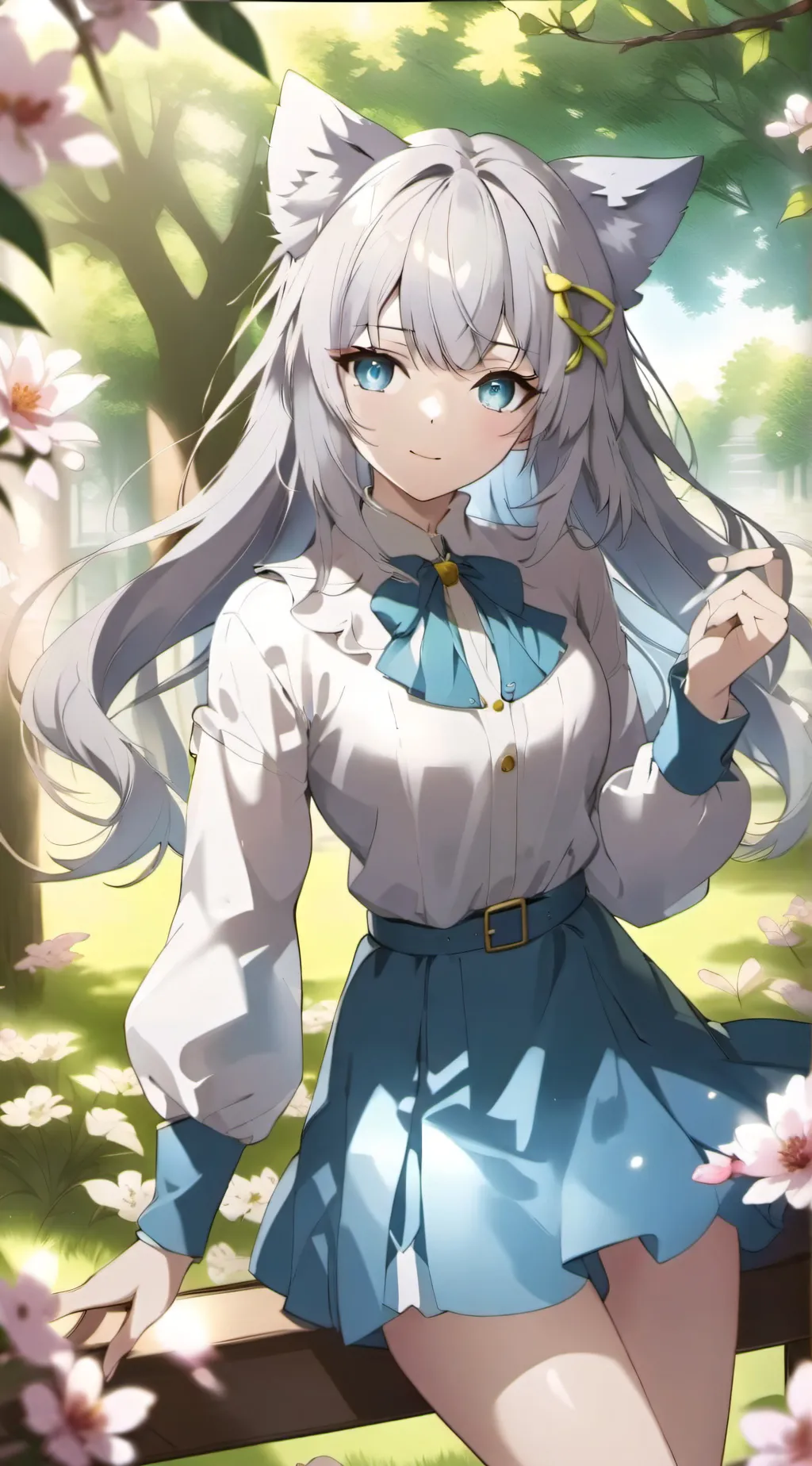 ai character: Rose background