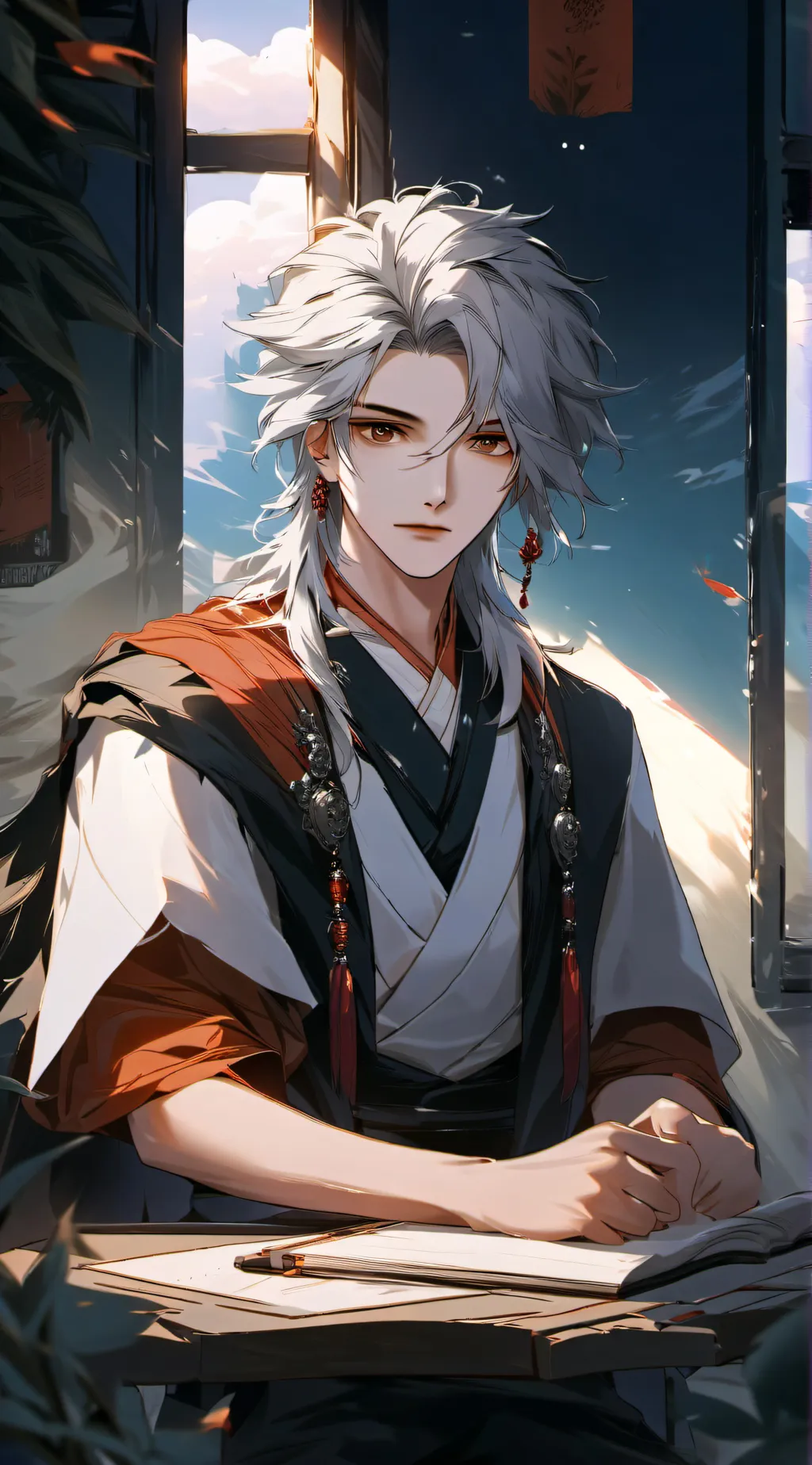 ai character: Mike  background