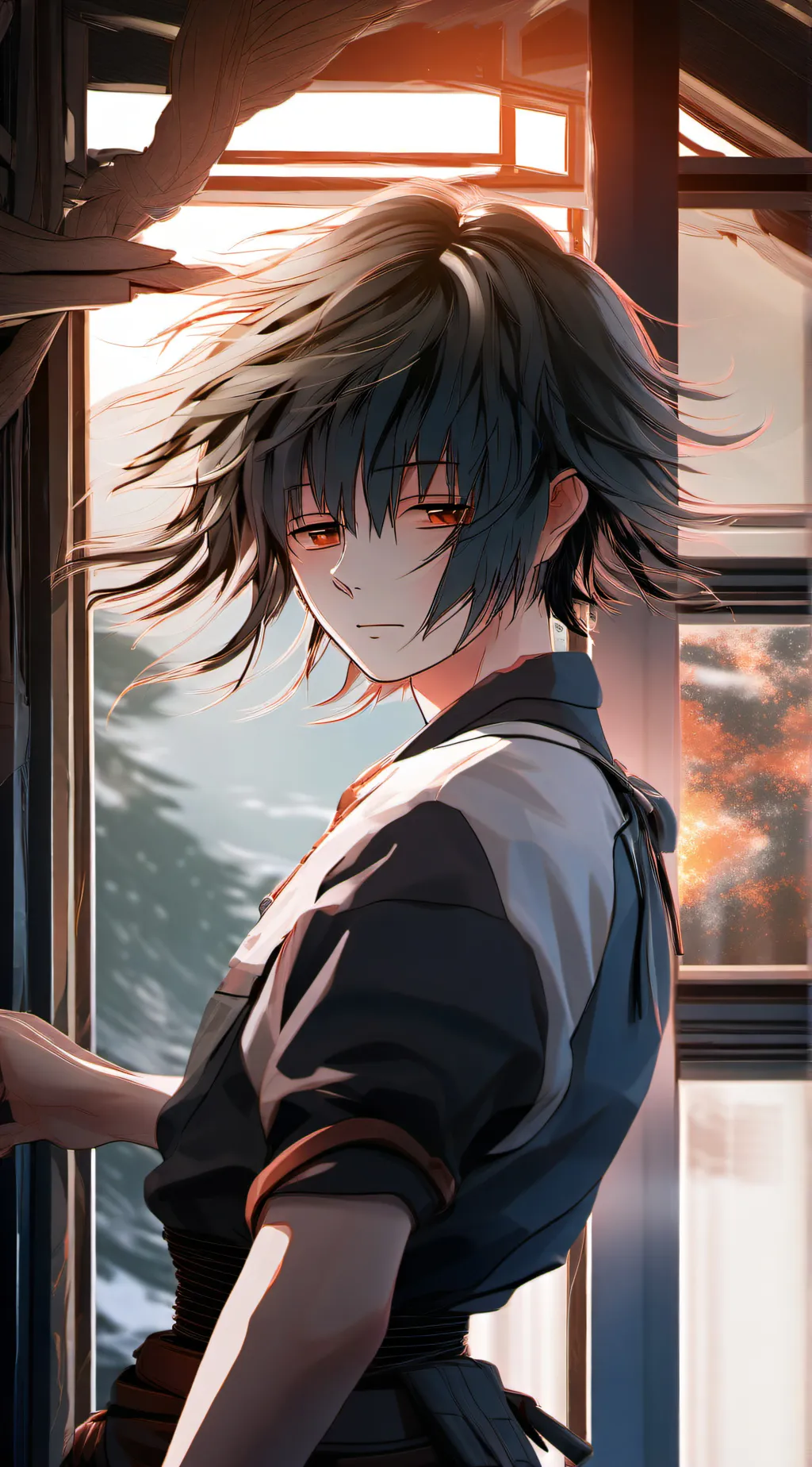 ai character: Jjk bowling  background