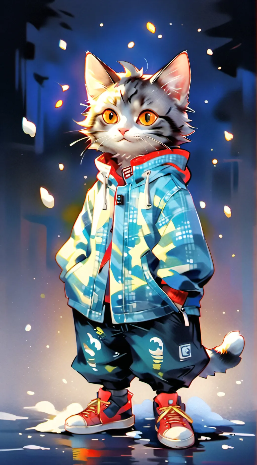 ai character: Sasuke  background