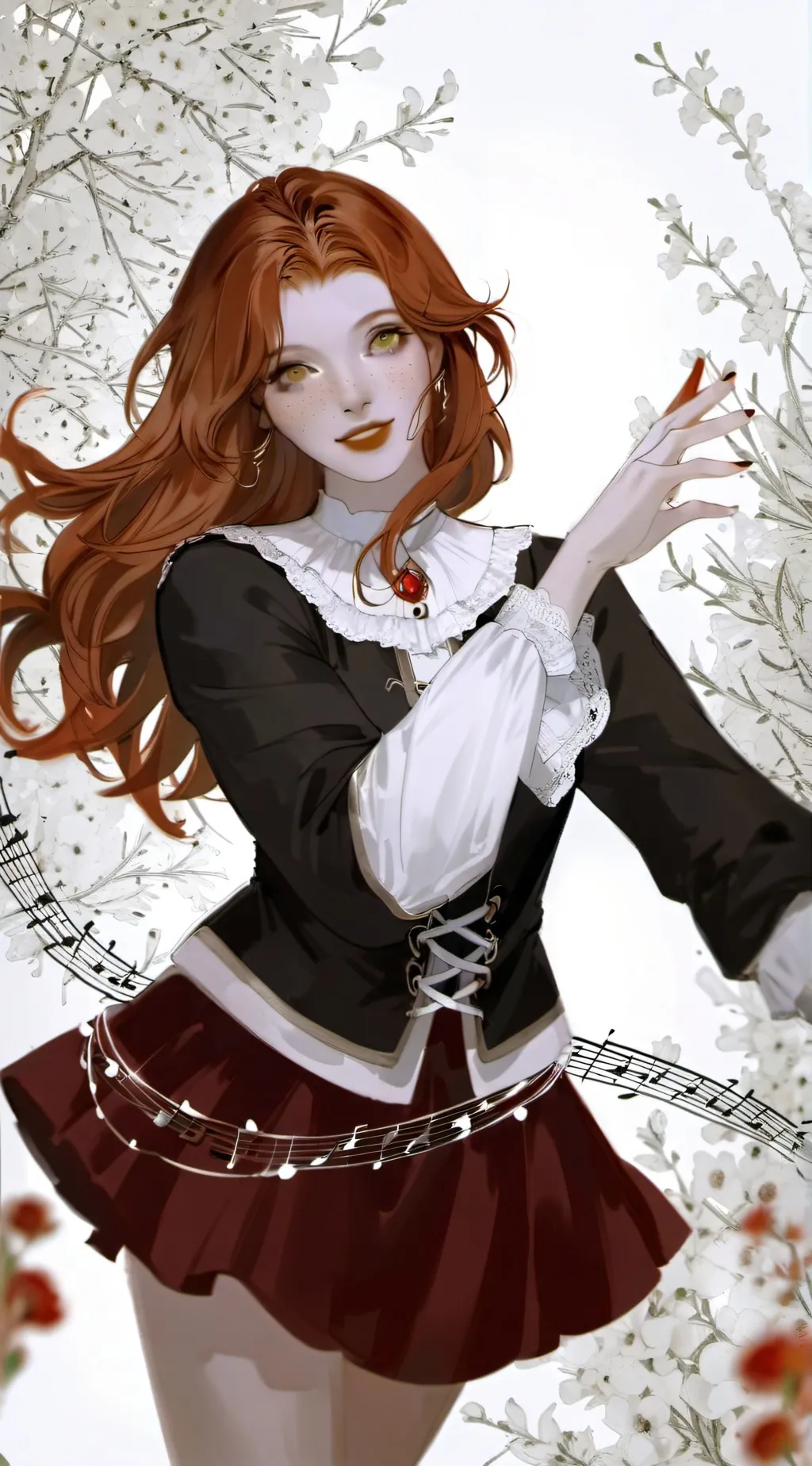 ai character: amber background