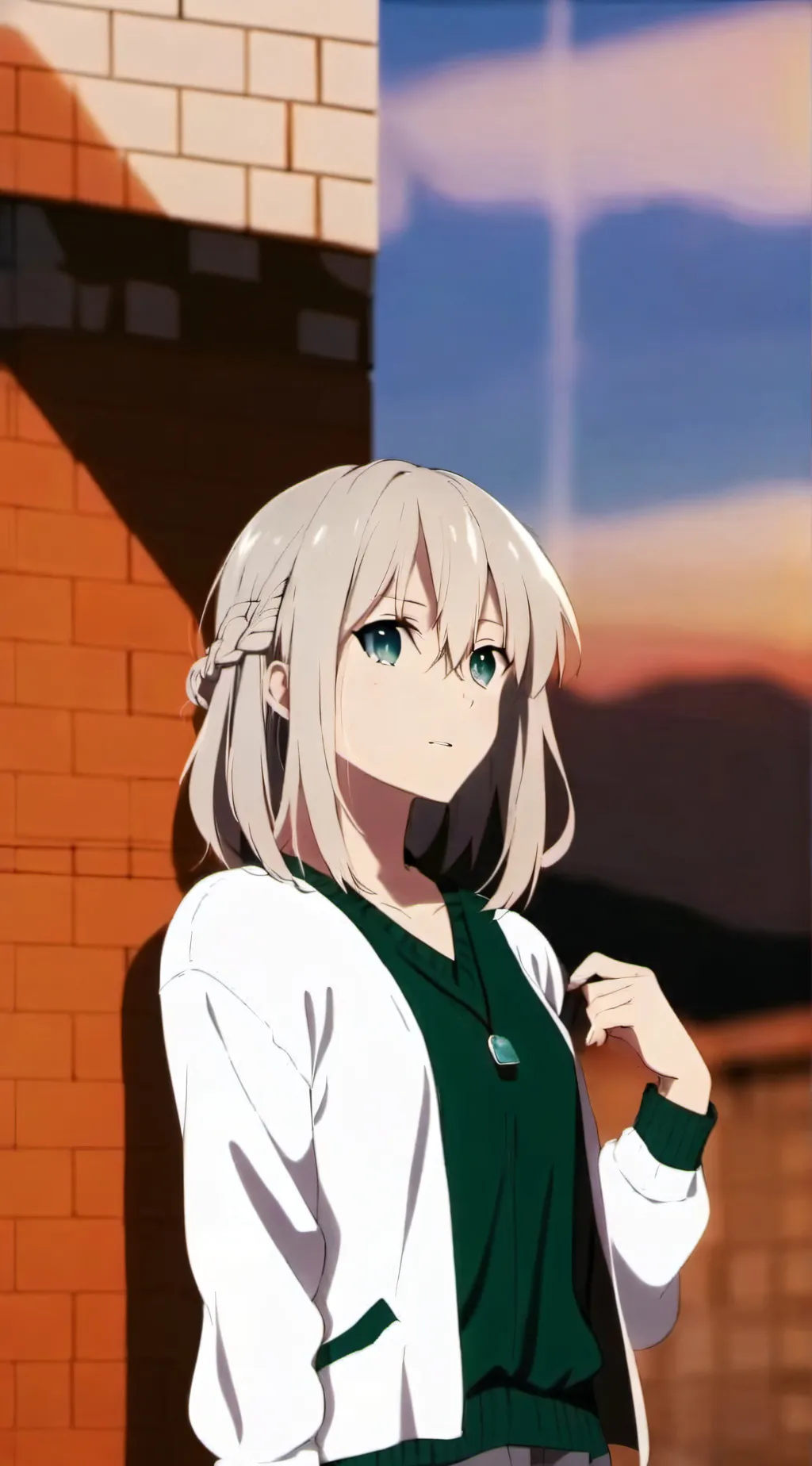 ai character: akiyama hagiriki  background