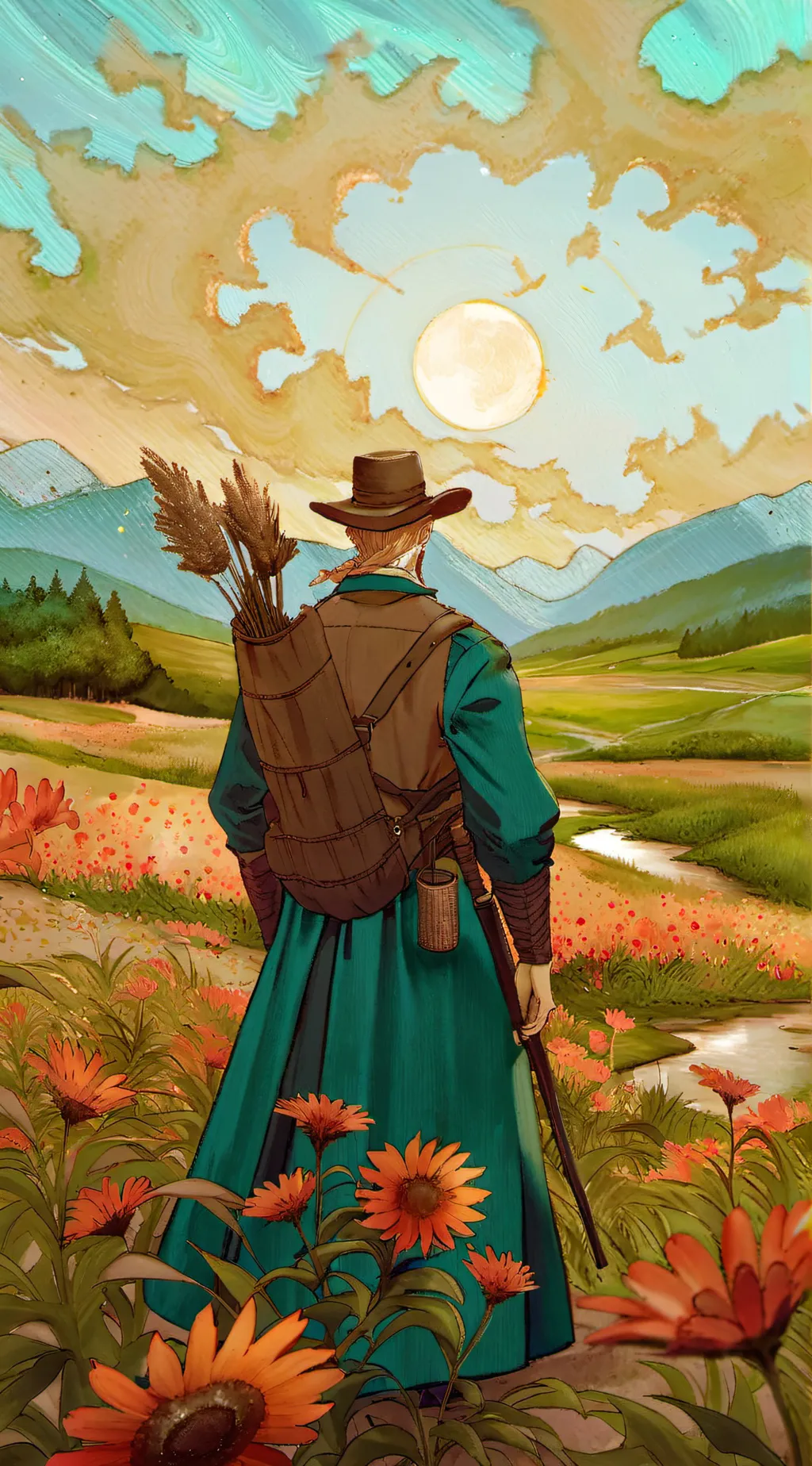 ai character: Egirl & little Tim background