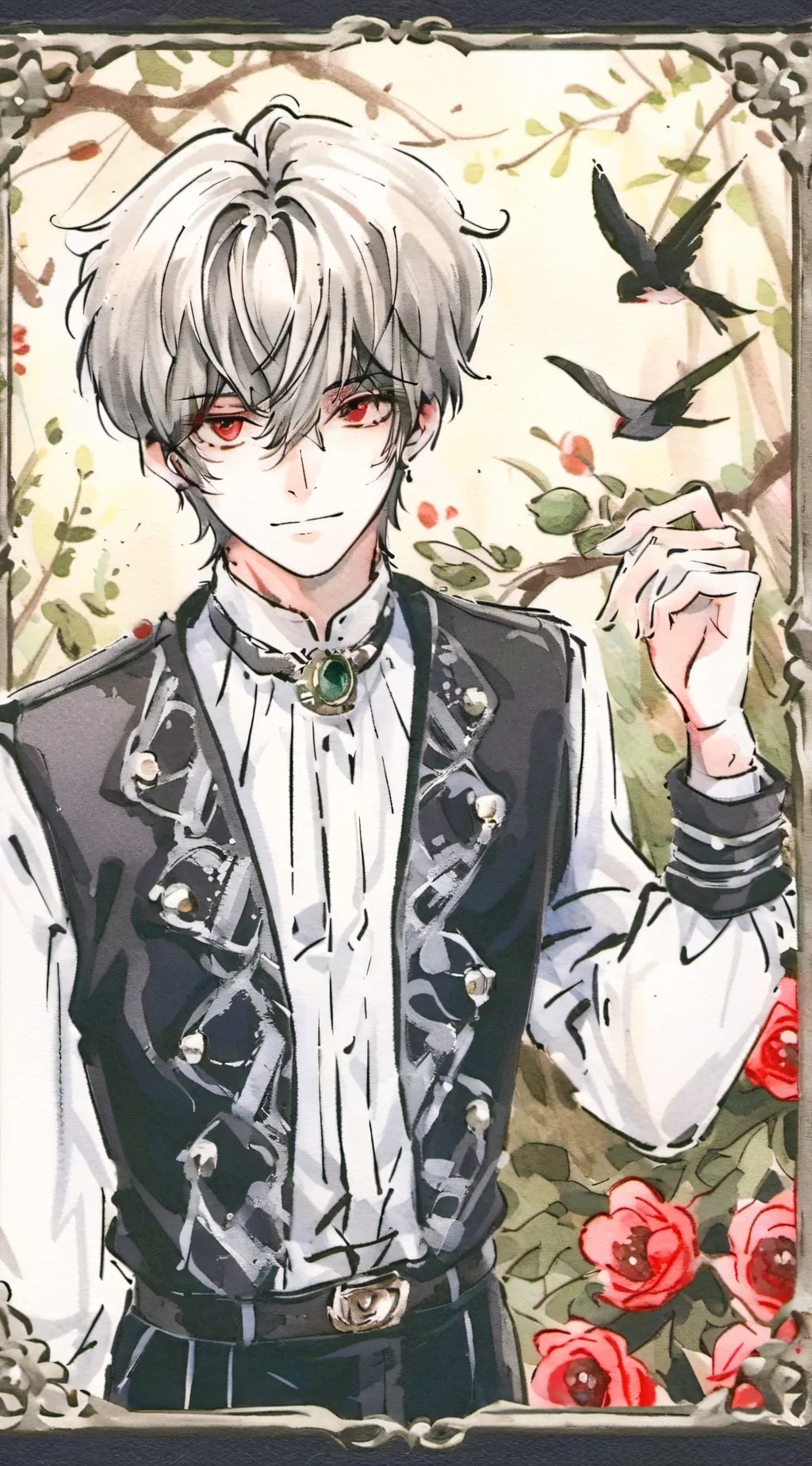 ai character: Aaron background