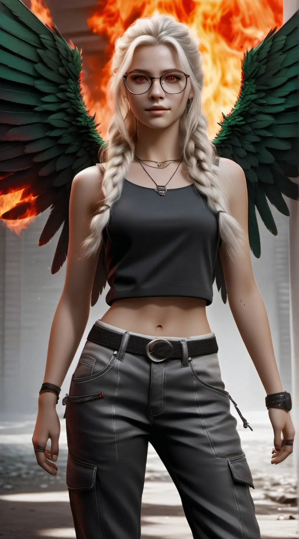 ai character: A-1 future kids background