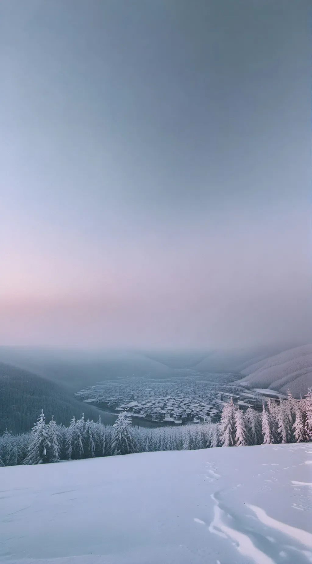 ai character: Hazbin Snow Day! background