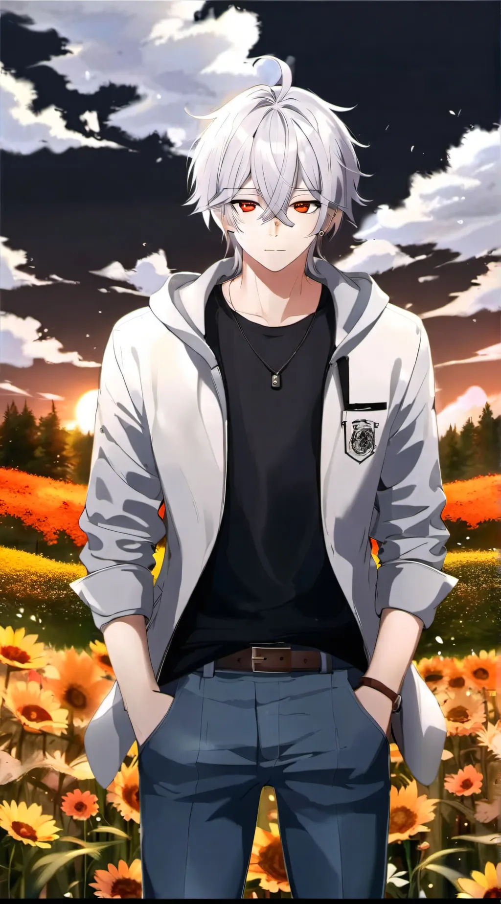 ai character: Lucas  background