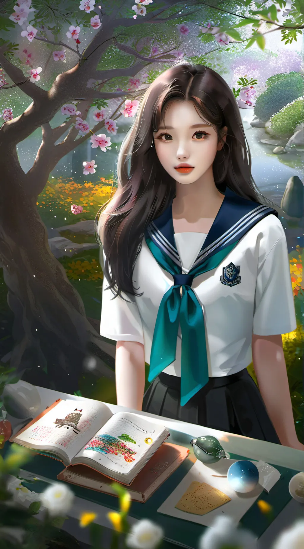 ai character: anni hanni background