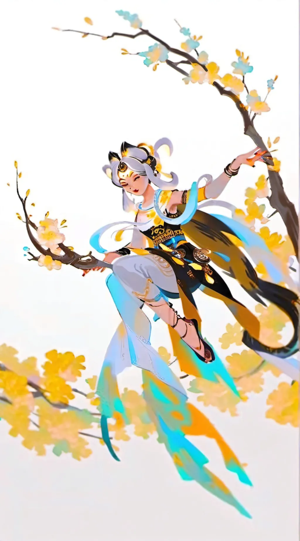 ai character: sleepless nights.. background