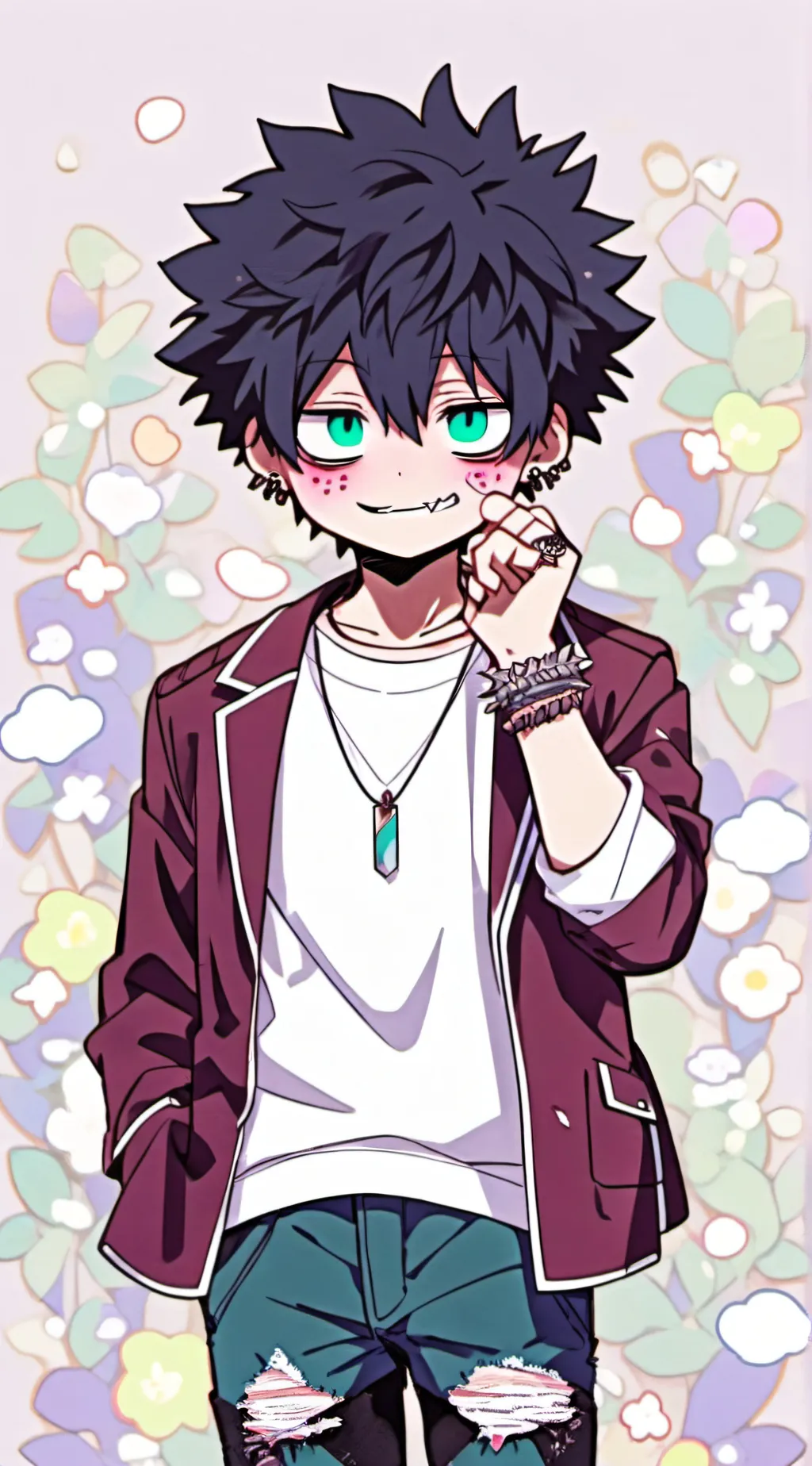 ai character: MHA LOV Uno background