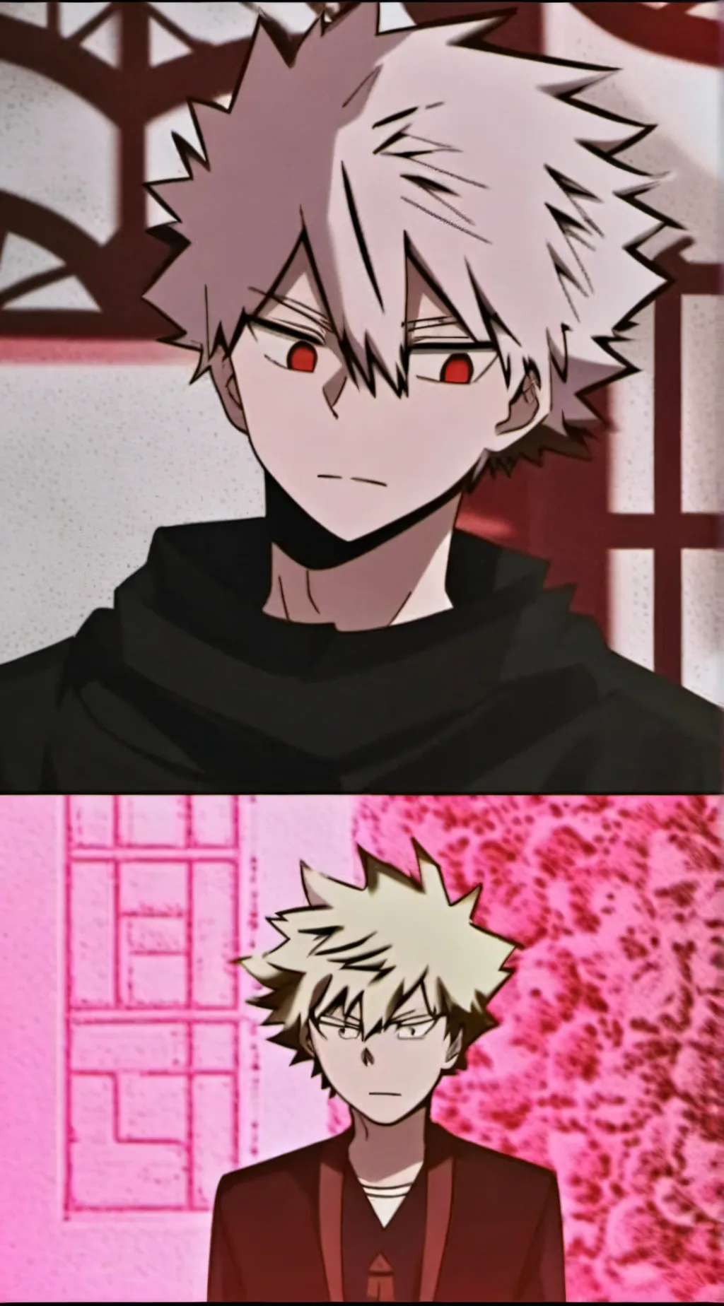 ai character: katsuki bakugo  background