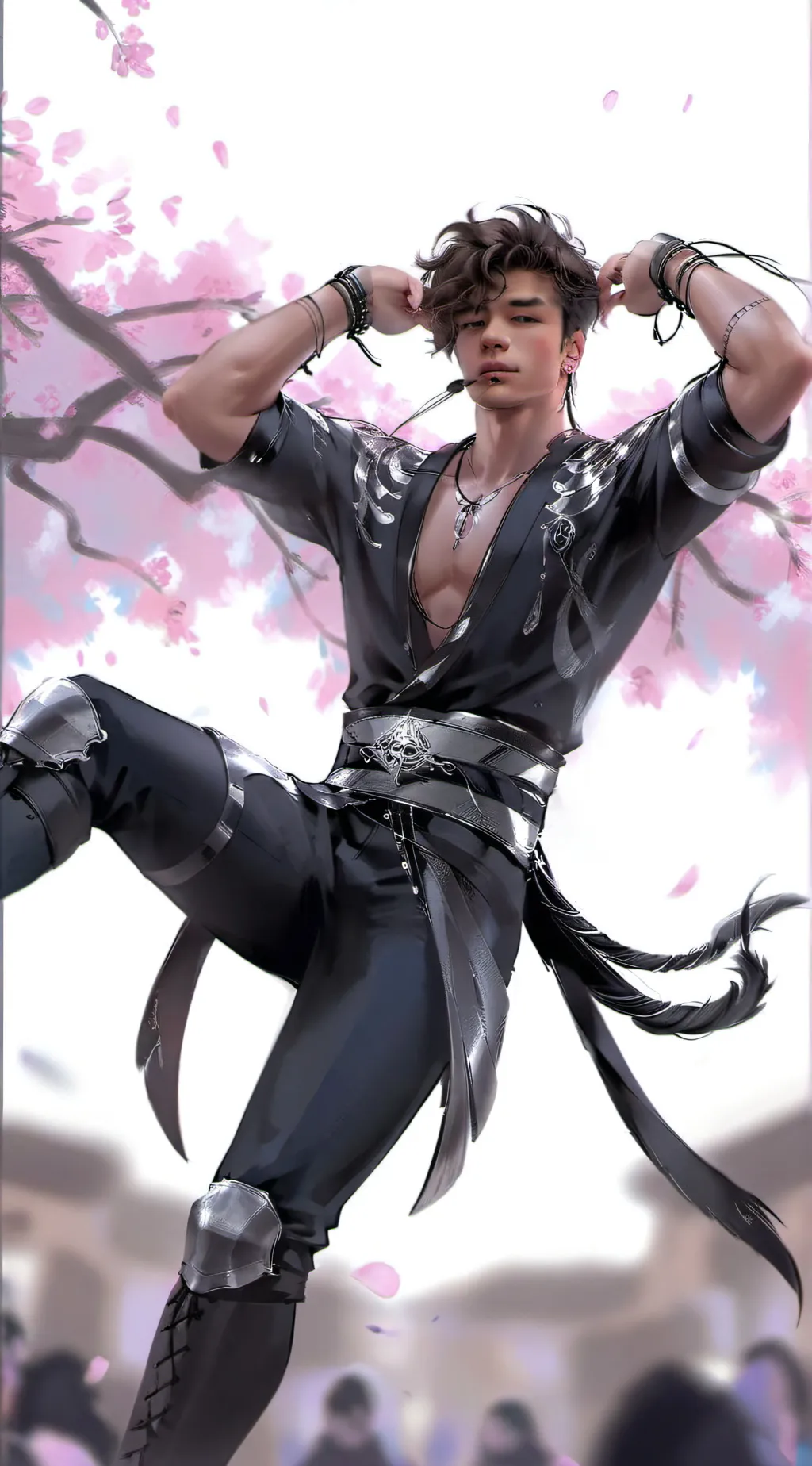 ai character: Ethan  background