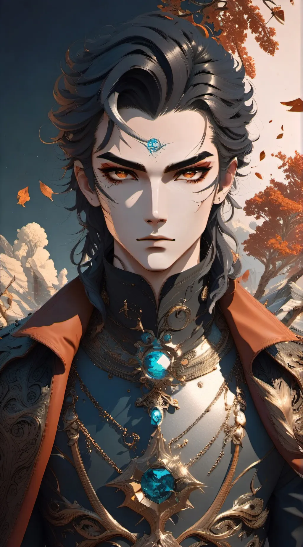 ai character: Princr Ameer Rajam background