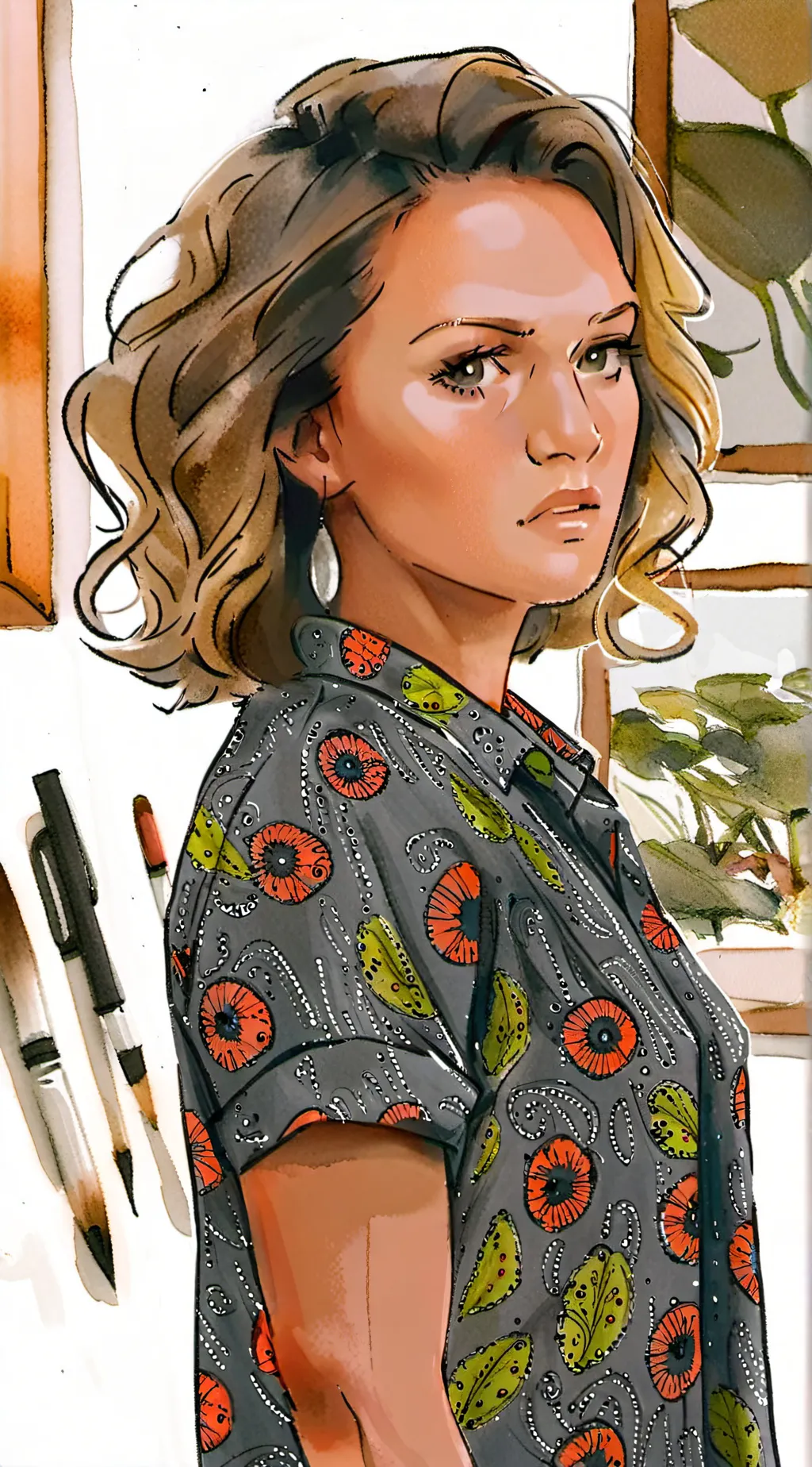 ai character: Karen  background