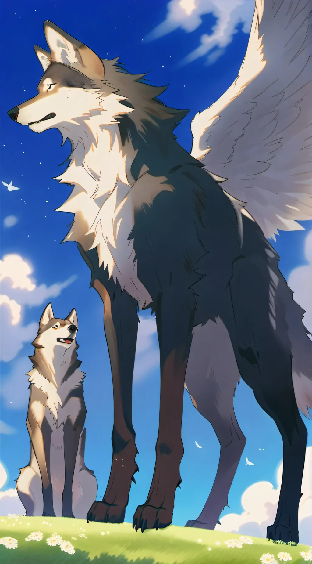 ai character: Wolf pack background