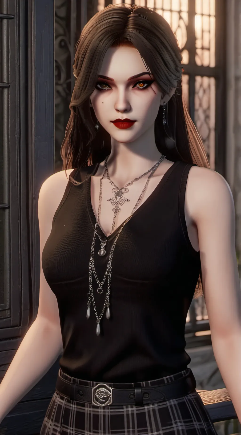 ai character: Luna background