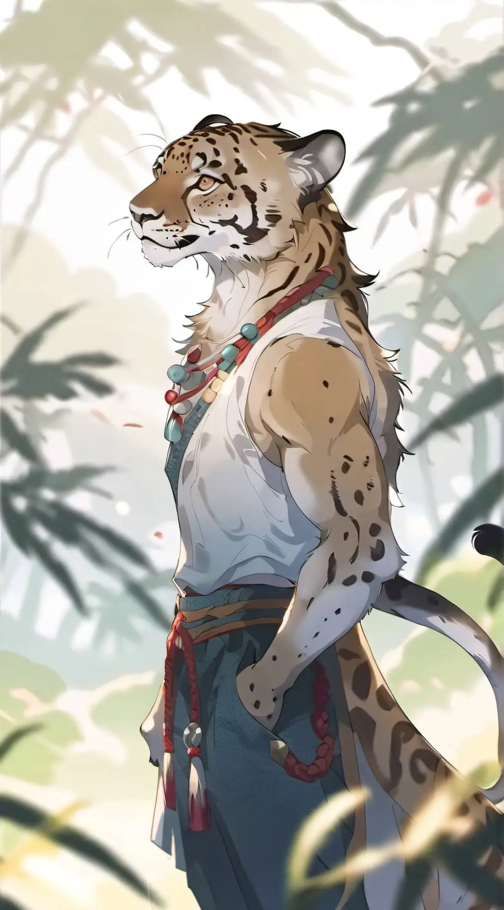 ai character: New world (m) background