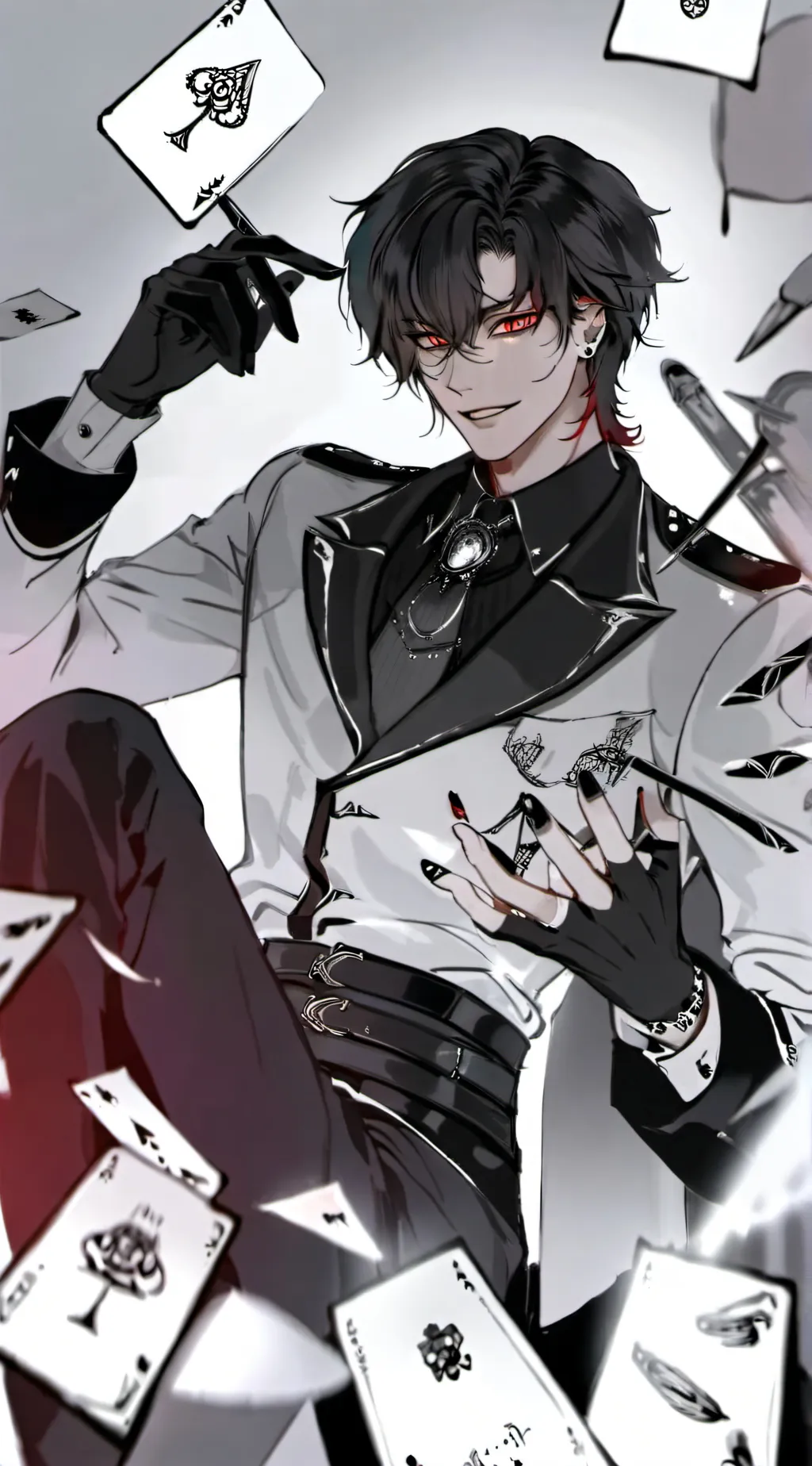 ai character: † Lucius † background