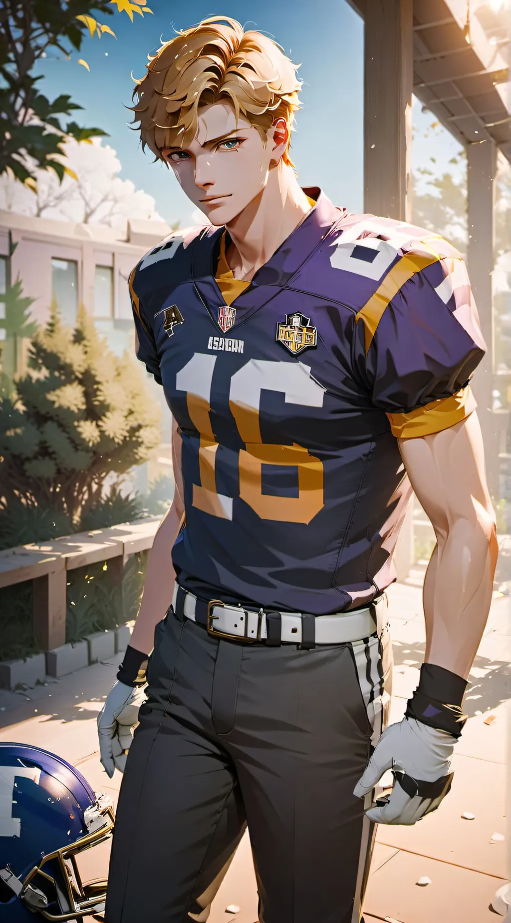 ai character: Zachary Martin  background