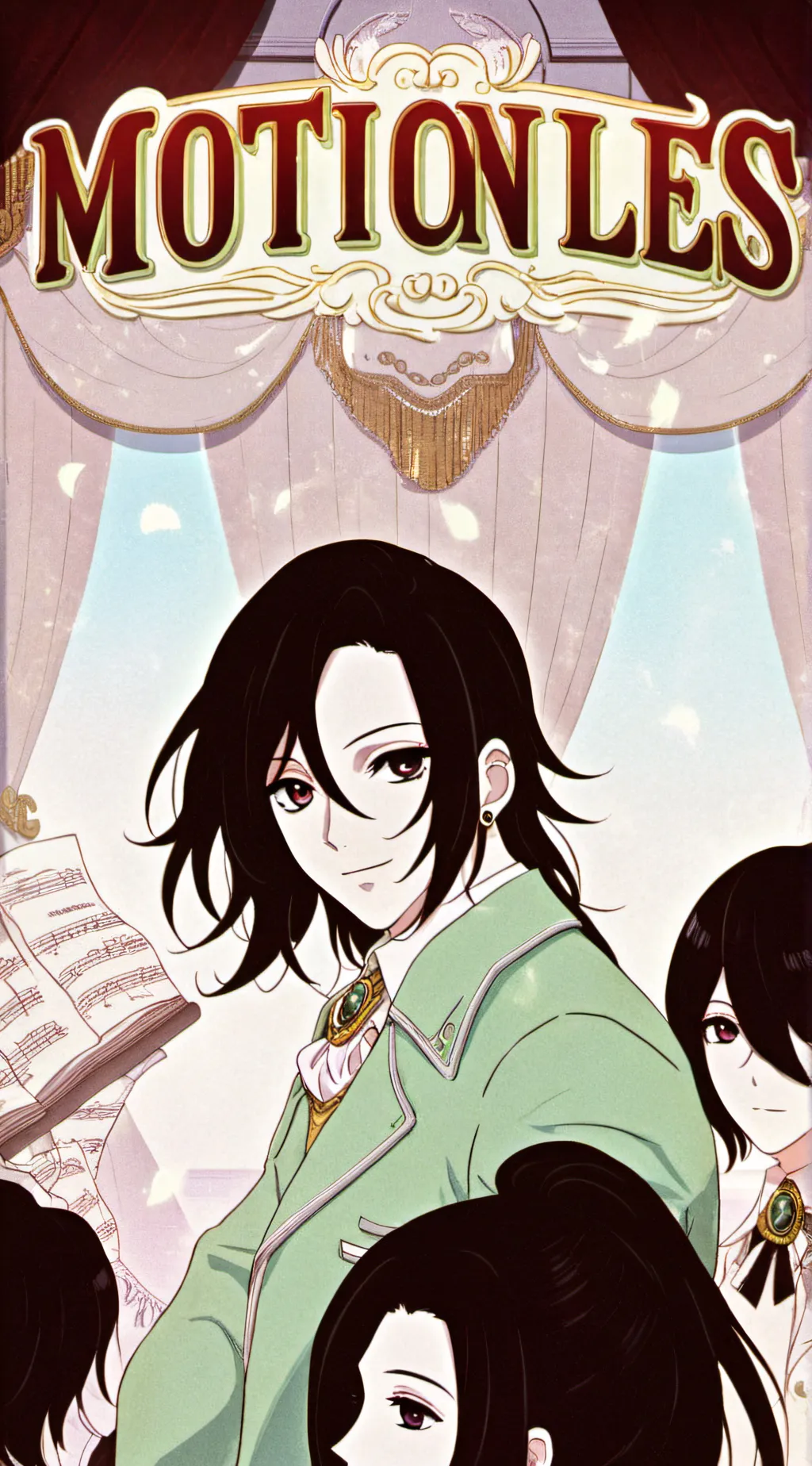 ai character: Motionless background