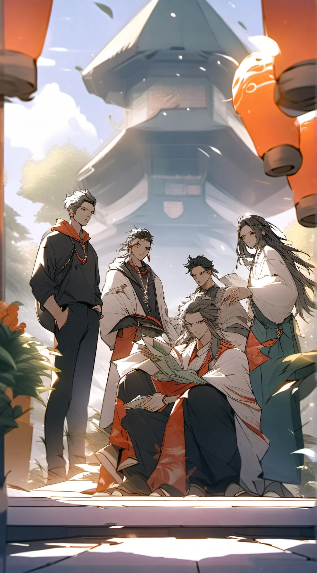 ai character: v-u remake background