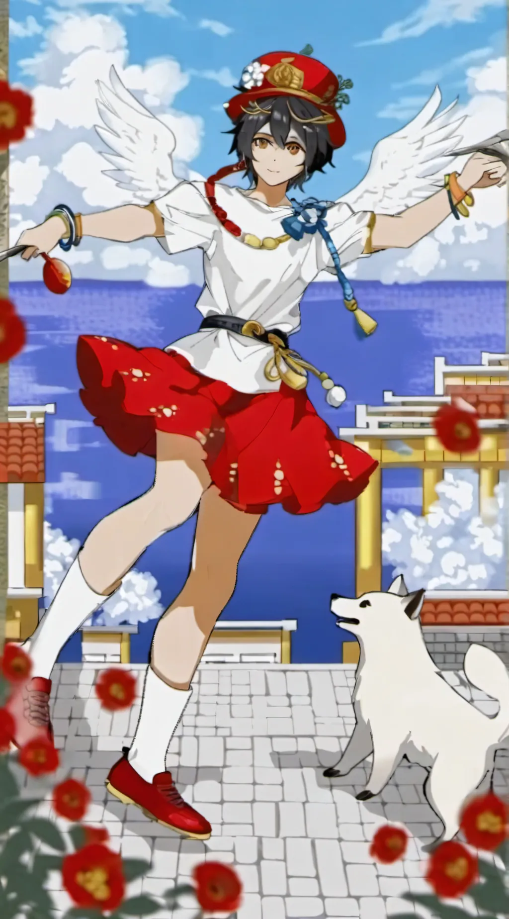 ai character: Leo background