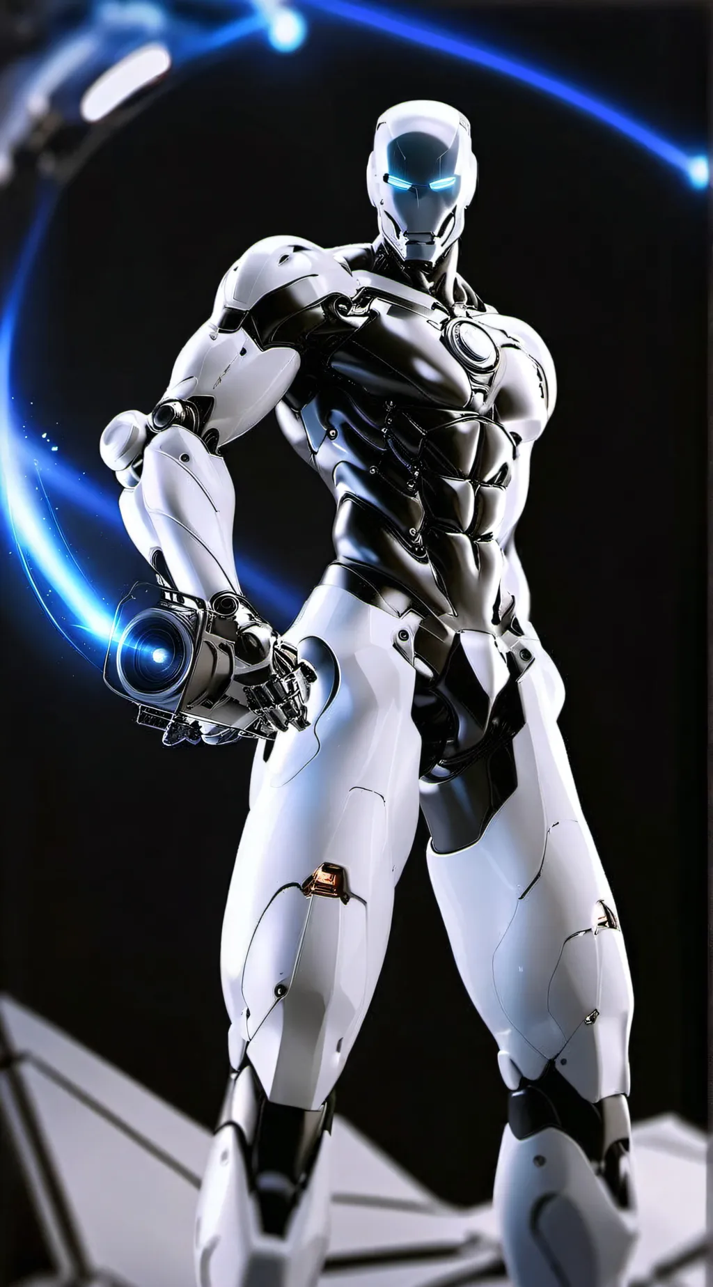 ai character: titan speakerman background