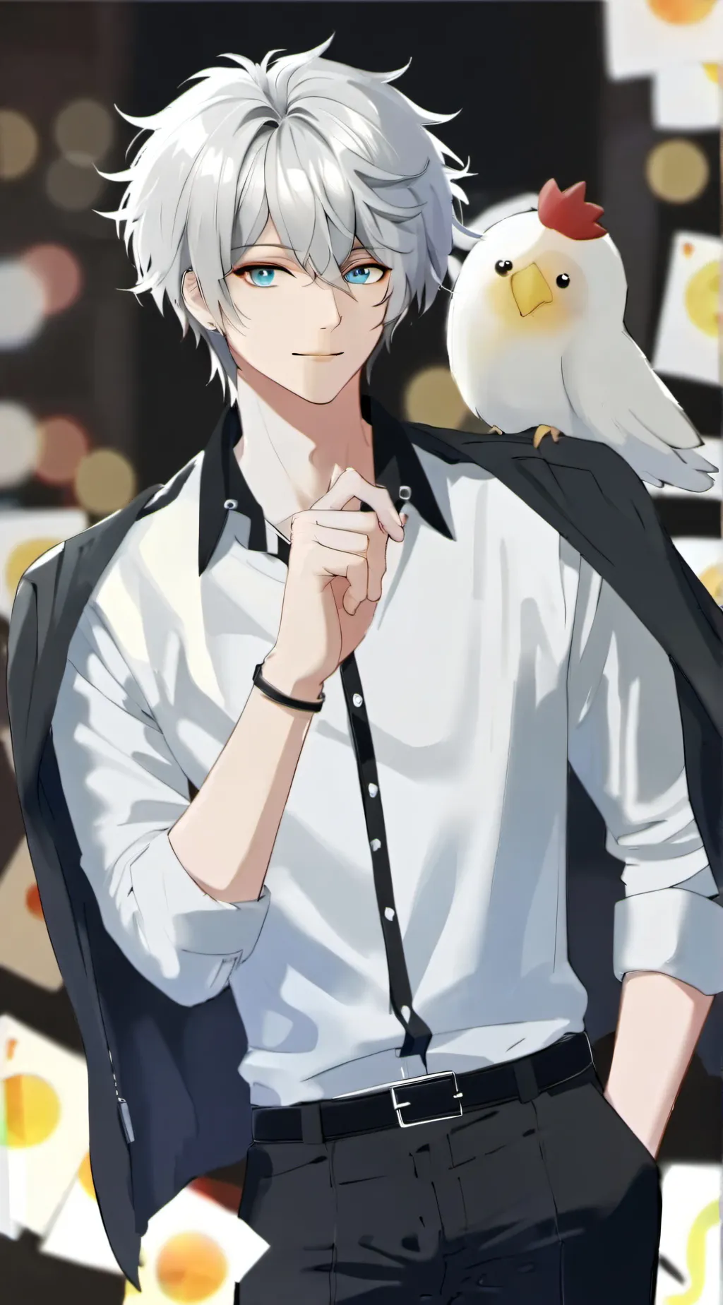 ai character: Andrew<3 background